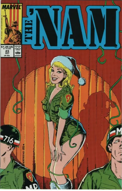 The NAM #23 Marvel Comics 1988 GGA Good Girl Art USO Camp Show Cover War