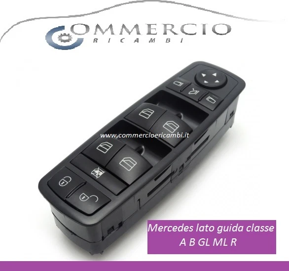 INTERRUTTORE PULSANTE ALZAVETRO ANTERIORE DESTRO MERCEDES GLC X253 A2059051513 - Foto 4
