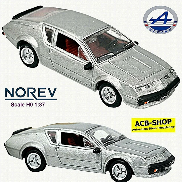 NOREV Renault 16 Del 1966 In Scala 1/87 – Modellino In Metallo Grigio Metallizzato, Collezionismo Auto D'epoca
