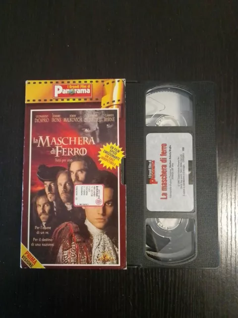 La Maschera Di Ferro Leonardo Di Caprio VHS Ita