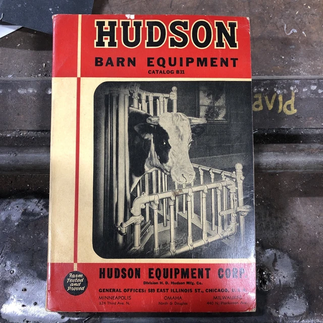 Vintage 1940 Hudson Barn Equipment, Catalog B31 With Dealer’s Price List # 31ED1