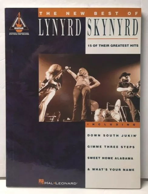 The New Best of Lynrd Skynrd Guitar Tablature Hal Leonard 15 Greatest Hits 1977