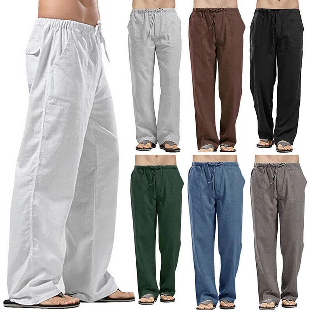 Herren Cordhose Mit Kordelzug – Elastische Taille, Streetwear-Jogginghose Mit Taschen