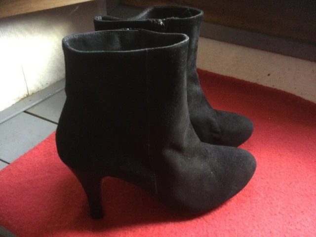 Bottines neuves Salamander daim noir ;T 38  (M/F/V))
