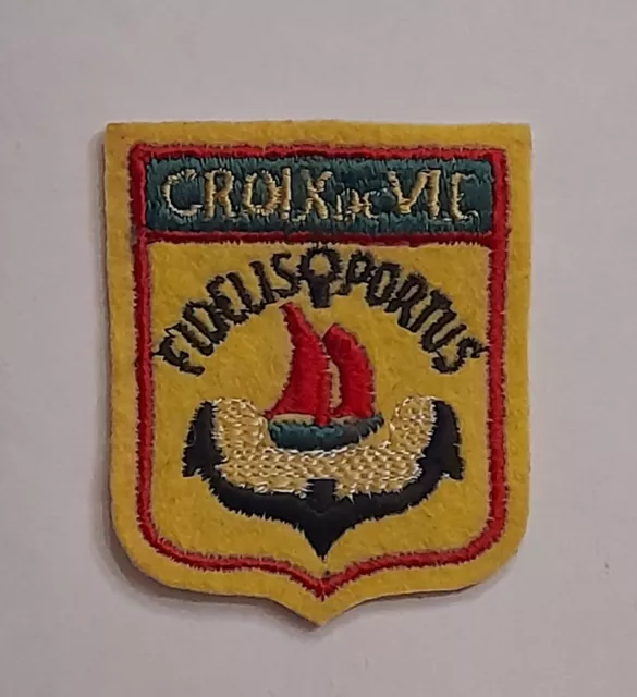 Ecusson brodé de Croix-de-Vie (85)