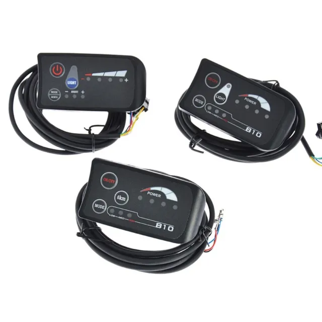 1*Electric-Bicycle E-Bike Display 24V/36V/48V 810-LED Display Controller Panel