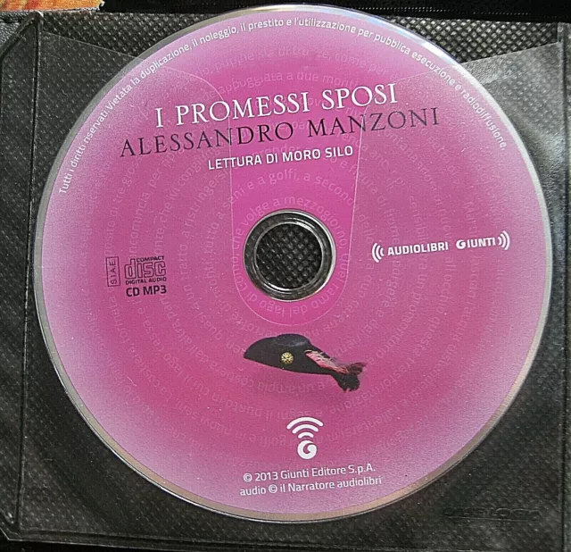 Audiolibro audiobook cd MP3  i  PROMESSI SPOSI   Alessandro  MANZONI / usato