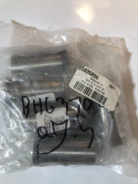gibraltar BHG3702-G 3/4 x 2-3/8 B Steel Bushing Lot Of 5. P5 gibraltar BHG3702-G 3/4 x 2-3/8 B Steel Bushing Lot Of 5. P5