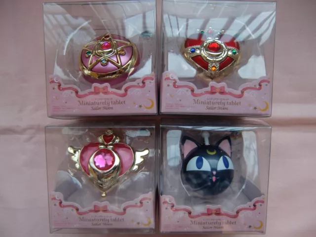 Bandai Sailor Moon Miniaturely Tablet Case part 1　all 4 set  New Japan