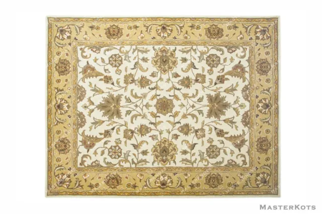 New Hanan Gold Ivory Oriental Oushak Hand-Tufted 100% Wool Soft Area Rug Carpet