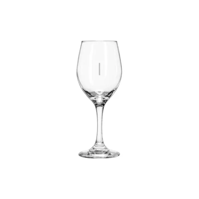 12x Wine Glass 326mL Verticle Portion Control Line Libbey Perception