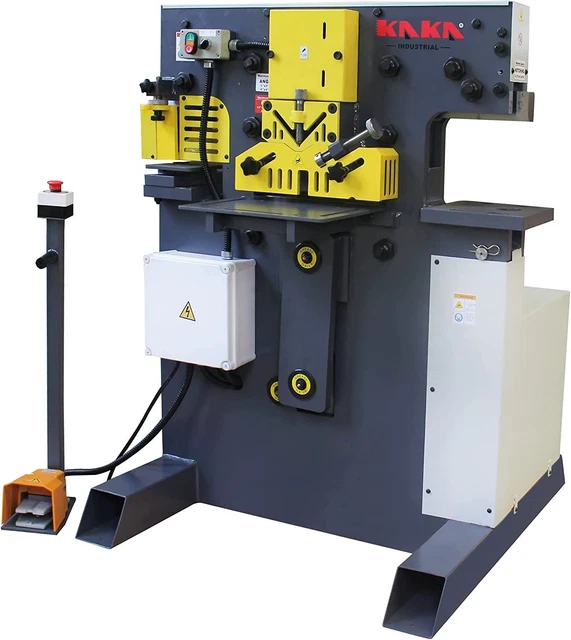 Kaka Industrial M-60, 60 Ton multi-function Metal Ironworker, Punch Shear Notche