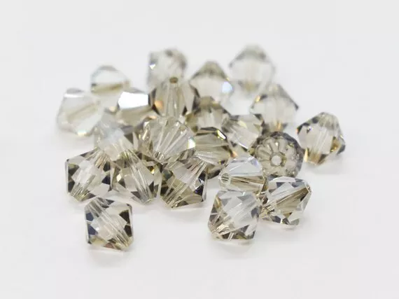 Cristalli Swarovski Bicono color Silver Shade 3mm  1440 pezzi gioielli fai da te