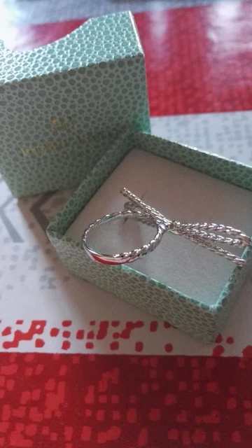 SUPERBE BAGUE noeud Pierre Lang rhodium argent EUR 25,00 PicClick FR