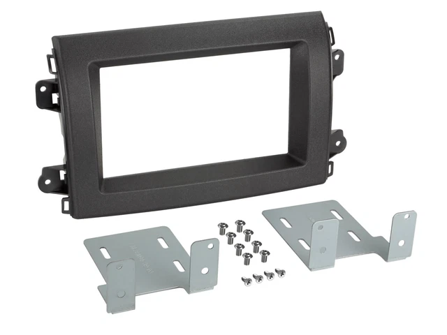 Set mascherine radio doppio DIN autoradio per Fiat Ducato Serie 8 dal 2021 Premiumqual