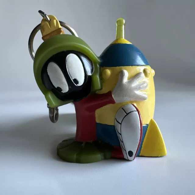 1999 Applause Marvin the Martian Light-Up KEYCHAIN Vinyl Figure Looney Tunes NEW