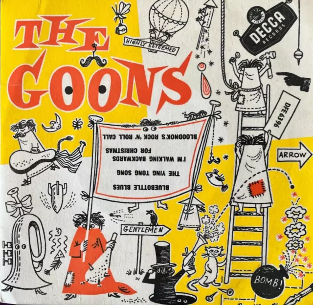 The Goons - EP - Bluebottle Blues / Ying Ting Song + 2 more - Decca DFE 6396