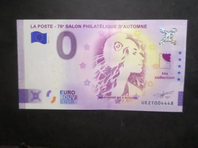 2023 BILLET 0 EURO FRANCE LA POSTE SALON MARIANNE DE L'AVENIR neuf MNH