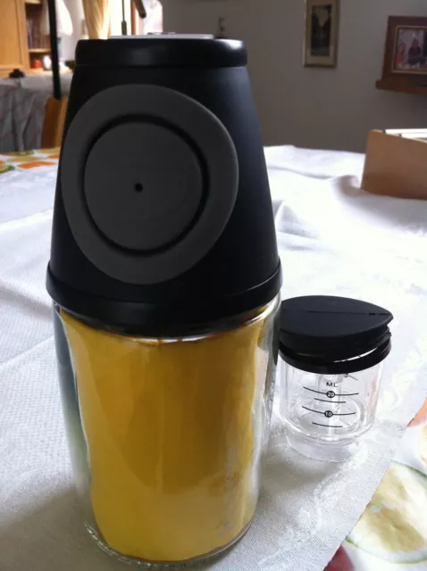 Essig- und Ölspender 250 ml, aus Glas, inklusive Dosierpumpe