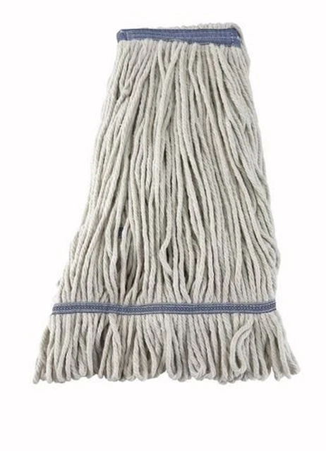 Winco Yarn Mop Head, 24-Ounce, 4 Ply Loop End, White , Medium - MOP-24W