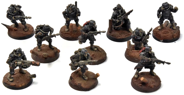 DEATH KORPS OF KRIEG 10 Death Korps Squad #3 FORGE WORLD WELL PAINTED ...