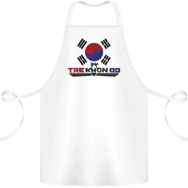 Taekwondo Fighter Mixed Martial Arts MMA Cotton Apron 100% Organic