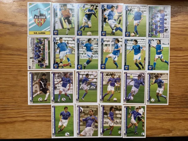 Lote De Cromos De Futbol Antiguos Del Lleida