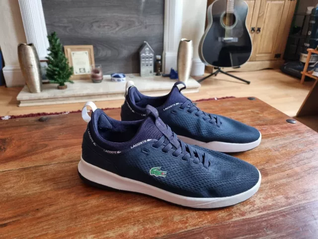 LACOSTE MENS LT Spirit 2.0 Trainers Blue Shoes Size Uk 10 Navy 48.00 PicClick UK