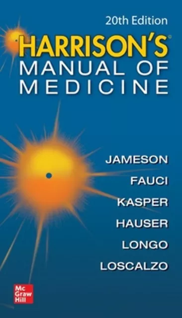 Harrisons Manual of Medicine by J. Larry Jameson (English) Paperback Book