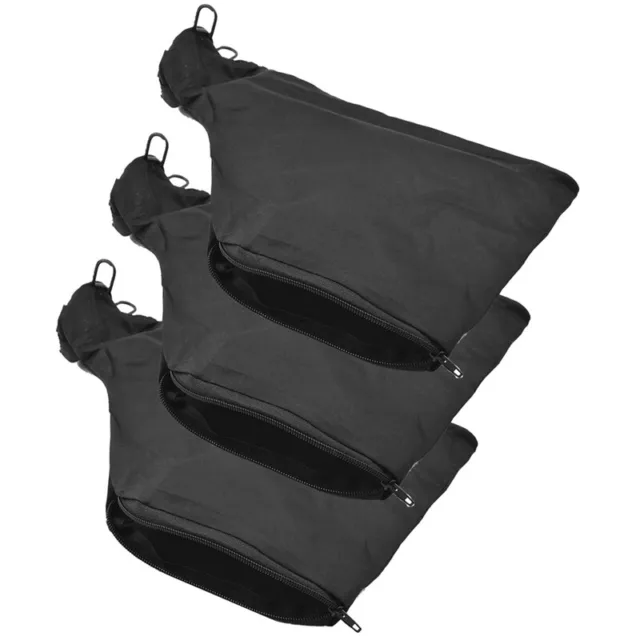2X (Bolsa de polvo de sierra, bolsa de polvo negra con cremallera y soporte de alambre, para sierra de métra 255 3 piezas