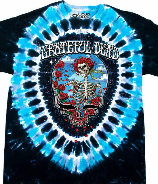 GRATEFUL DEAD-STEAL YOUR face BERTHA-2 Sided TIE DYE T-SHIRT S-M-L-XL-2X Garcia