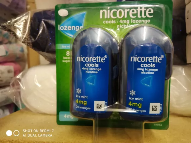 Nicorette Cools Lozenges Icy Mint  Flavour 160  Pieces 4Mg Expiry February 2025