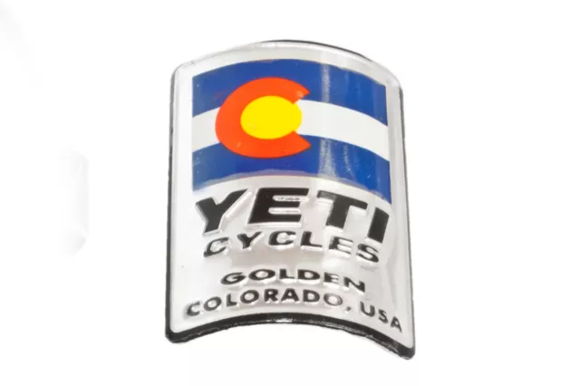 Insigne de tête de vélo Yeti Drapeau Colorado Livraison Gratuite