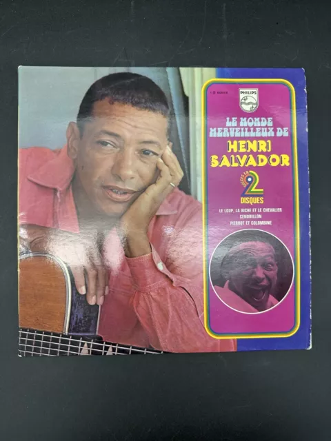 Le Monde Merveilleux De Henri Salvador Philips Disque Vinyle 33 Tours Rpm 2 Lp