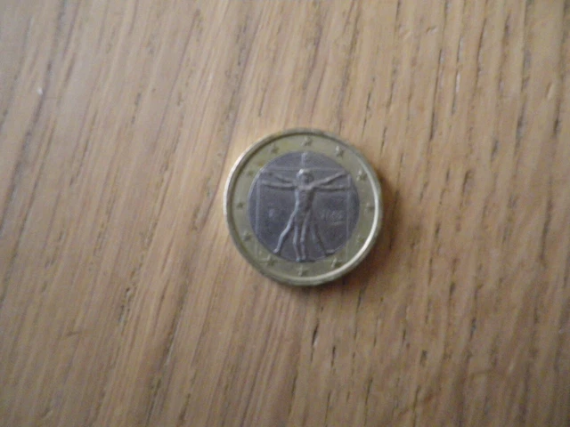 PIÈCE DE 1 euro rare 2002 homme de Vitruve EUR 1.000,00 - PicClick FR