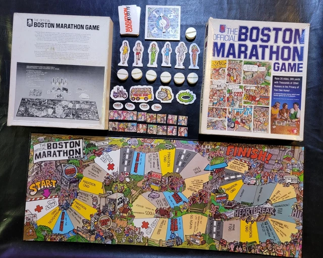 VINTAGE THE OFFICIAL Boston Marathon Board Game 1978 Perl Products 35.