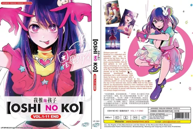 Oshi No Ko Manga by Aka Akasaka Volume 1-12 Loose OR Full Set English  Version