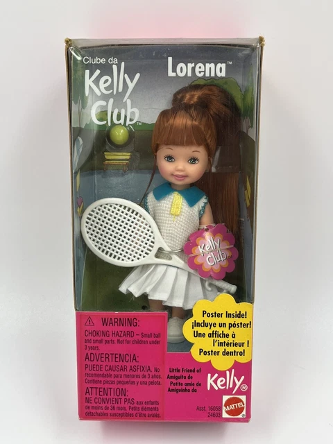 KELLY CLUB TENNIS Lorena Doll 1999 Mattel Barbie NRFB Rare Foreign ...