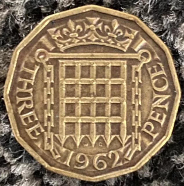 Elizabeth II - 1962 - Threepenny Piece Coin