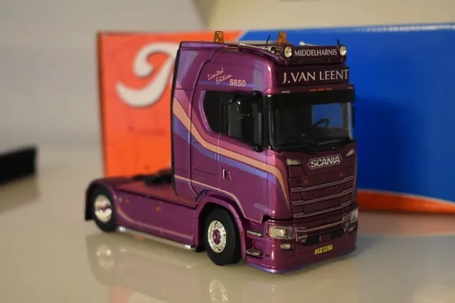 Tekno 1:50 Scania S Highline Sattelzugmaschine "Jarno van Leent" Art.-Nr. 80938