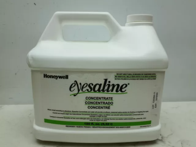 Honeywell Eyesaline Eye Wash Saline CONCENTRATE 32-000513-0000 EXP Date 2025