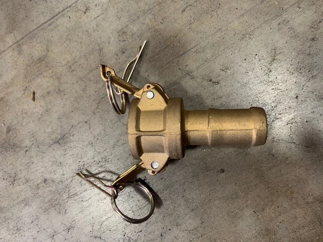brass camlock C (coup x shank), 1in