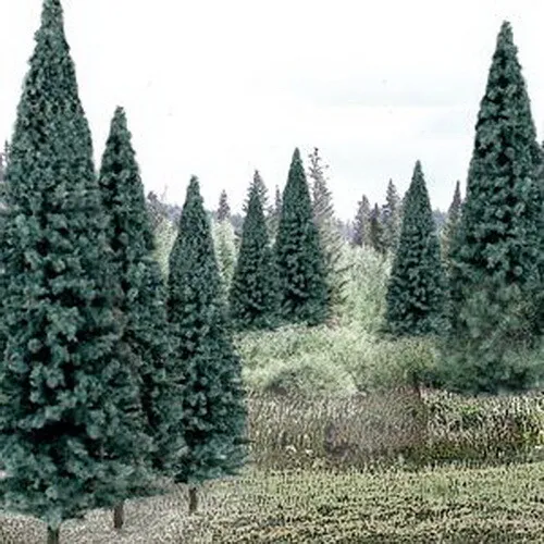 Woodland Scenics TR1588 4" - 6" Blue Spruce Ready Made Trees (Pack of 13)