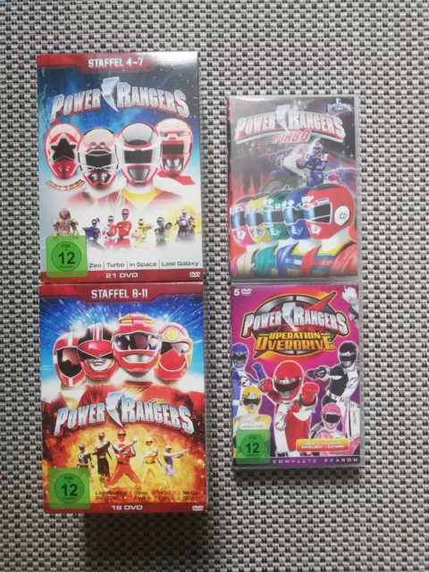 Power Rangers DVD Box Staffel 4-7 und Power Rangers DVD Box Staffel 8-11