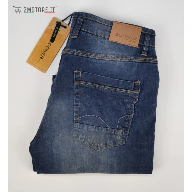 Jean Homme Lee Décontracté - Taille 34x32 - Coupe Droite - En Denim Bleu Foncé - Très Bon état Occasion