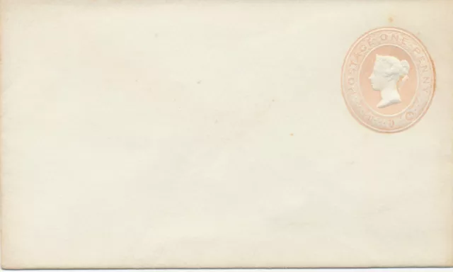 GB 1884 QV 1d pink superb unused stamped to order postal stationery envelope B