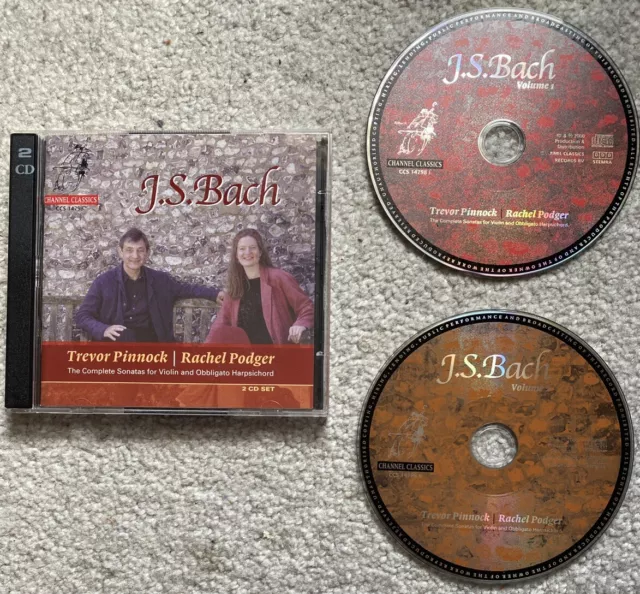 Bach - komplette Sonaten - Podger - Kanalklassiker 2xCD CCS 14798 - keine Stacheln