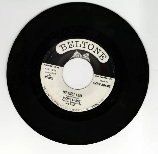 Northern Soul 45 RPM Richie Adams Sur Beltone Records (Promo)