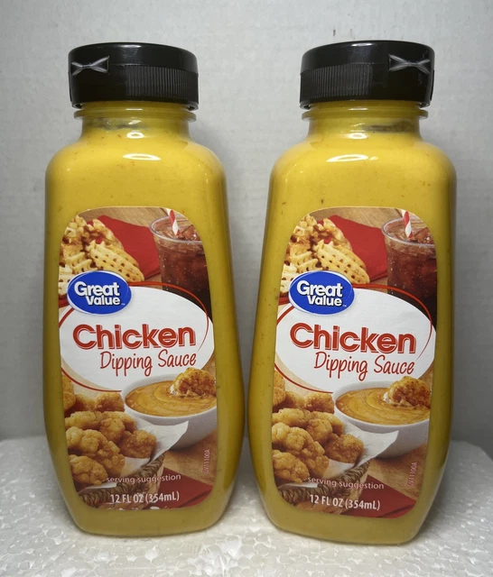 GREAT VALUE CHICKEN Finger Dipping Sauce 12 Oz 2 Bottles Unopened £14.