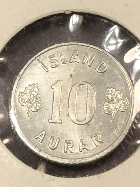 1971 Iceland 10 Aurar  Kings Norton Mint Collection Unc. 3